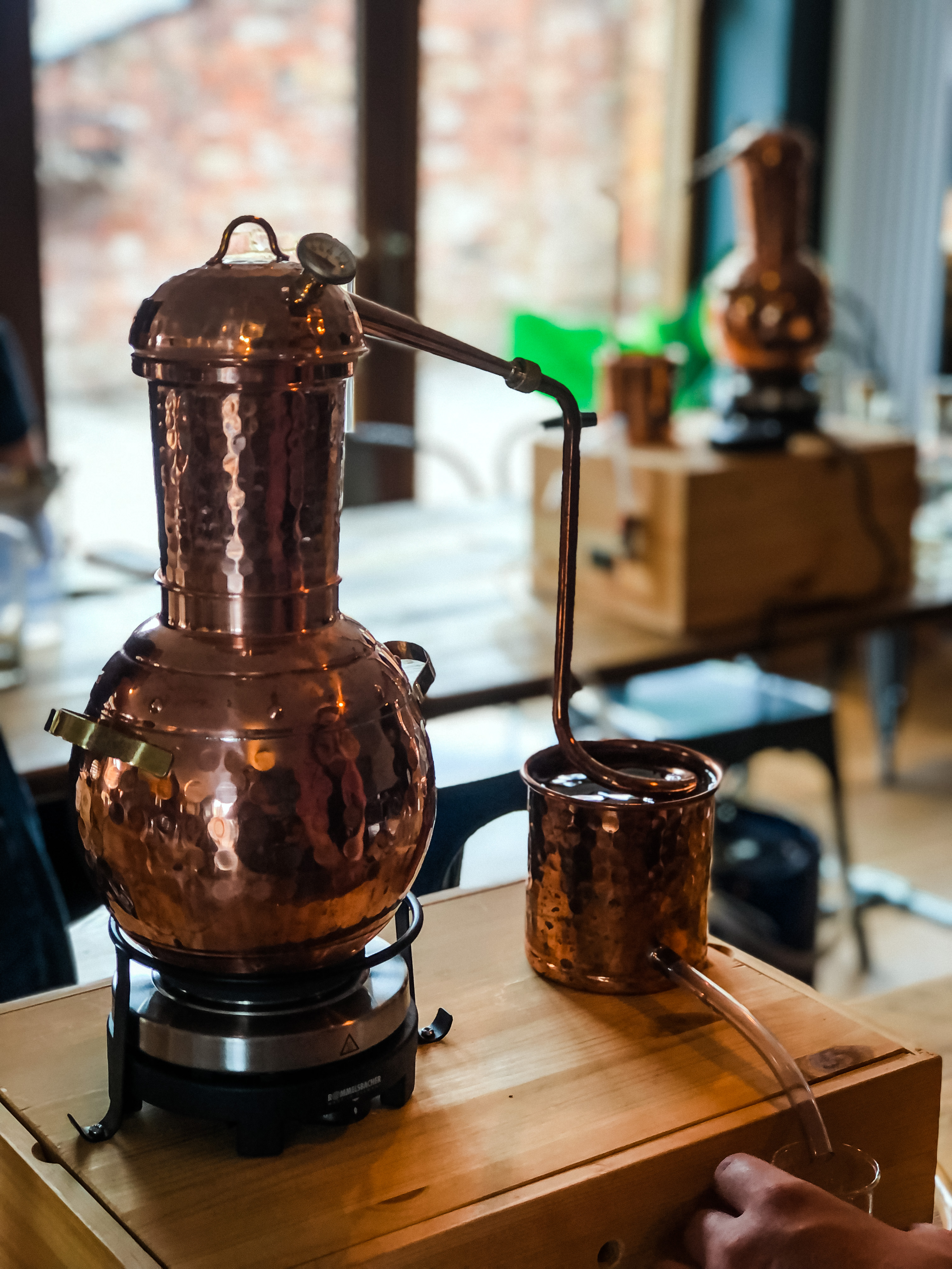 Gin School Copper Pot at Silverstone Distillery